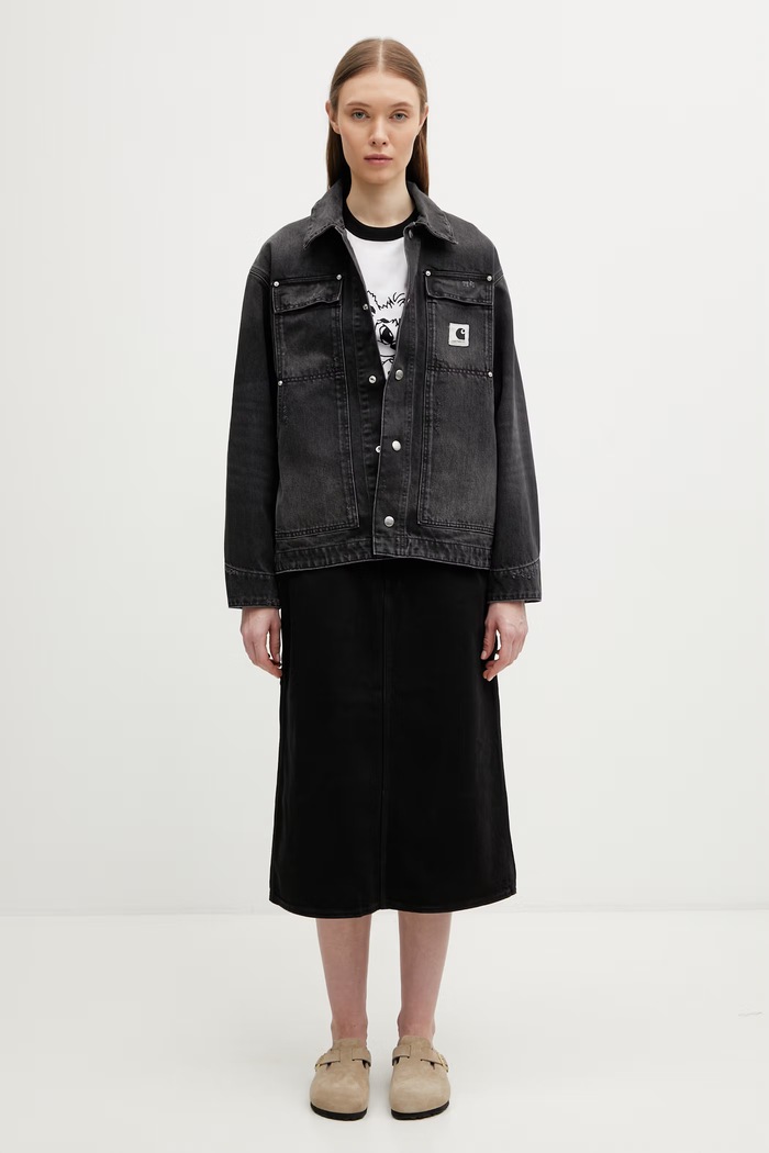 Carhartt WIP W OG Arctic Jacket kurtka damska jeansowa I036316.89B7