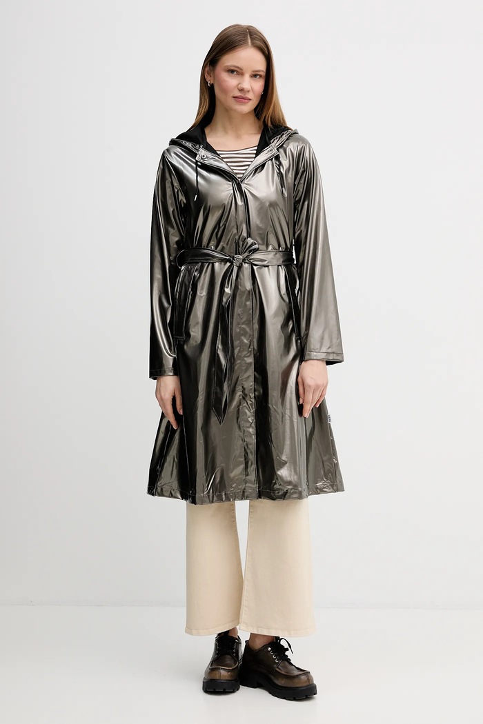 Μπουφάν Rains 12040 A-Line Longer W Jacket W3 άλλο καφέ 12040.150