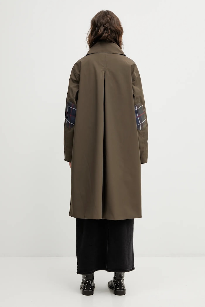 Barbour jacket x Ganni Waterproof Parka LWB0930OL91 green