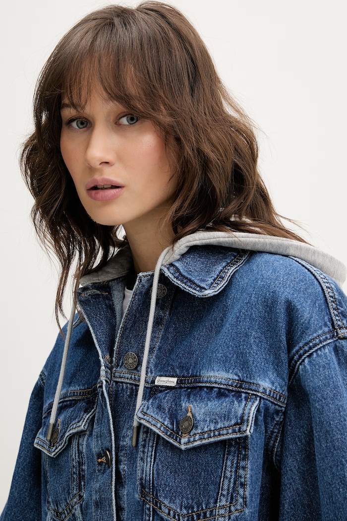 Guess Jeans geacă jeans albastru W6RN11.D5R2C