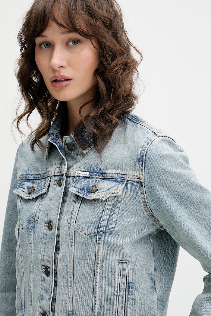 Guess Jeans kurtka jeansowa niebieski W6RN55.D5M4I