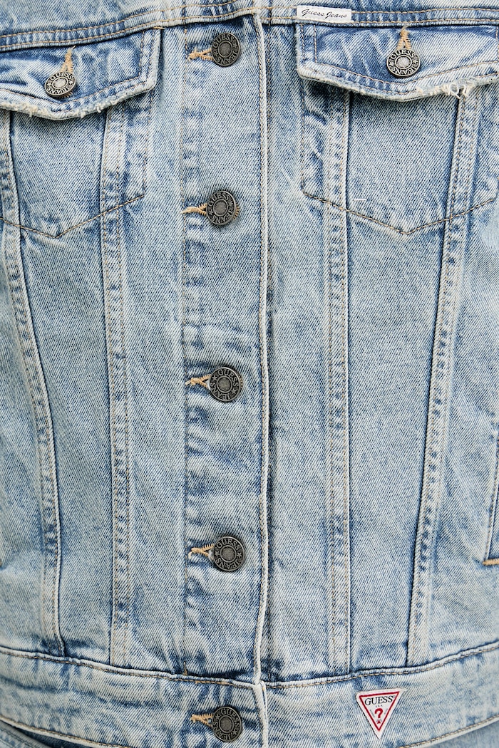 Guess Jeans kurtka jeansowa W6RN55.D5M4I niebieski