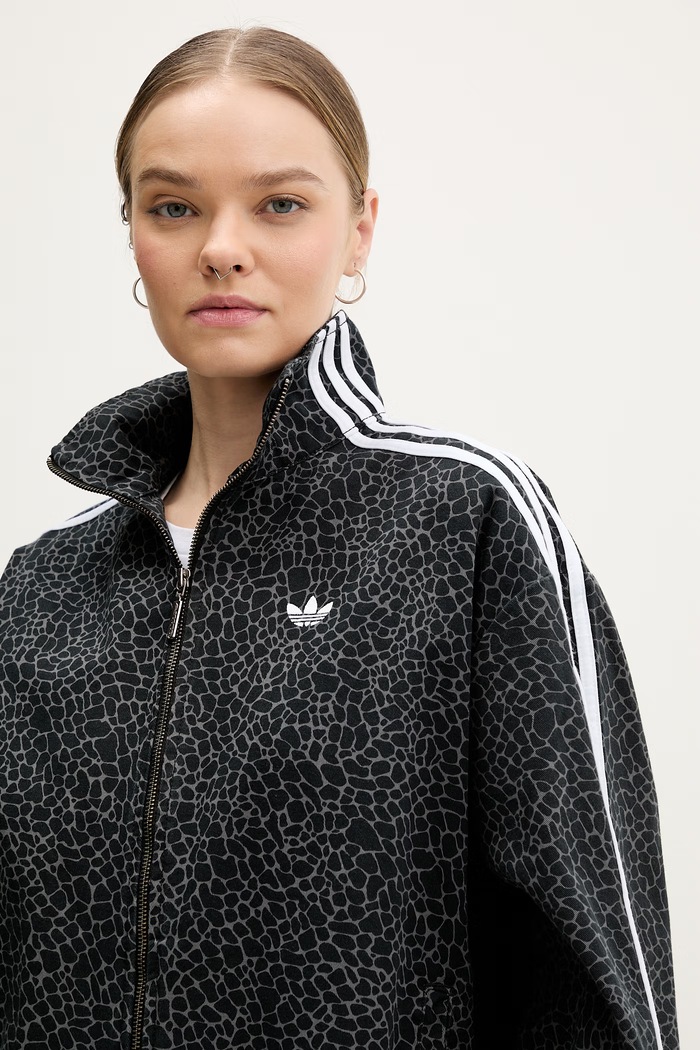 Дънково яке adidas Originals черен KD8809