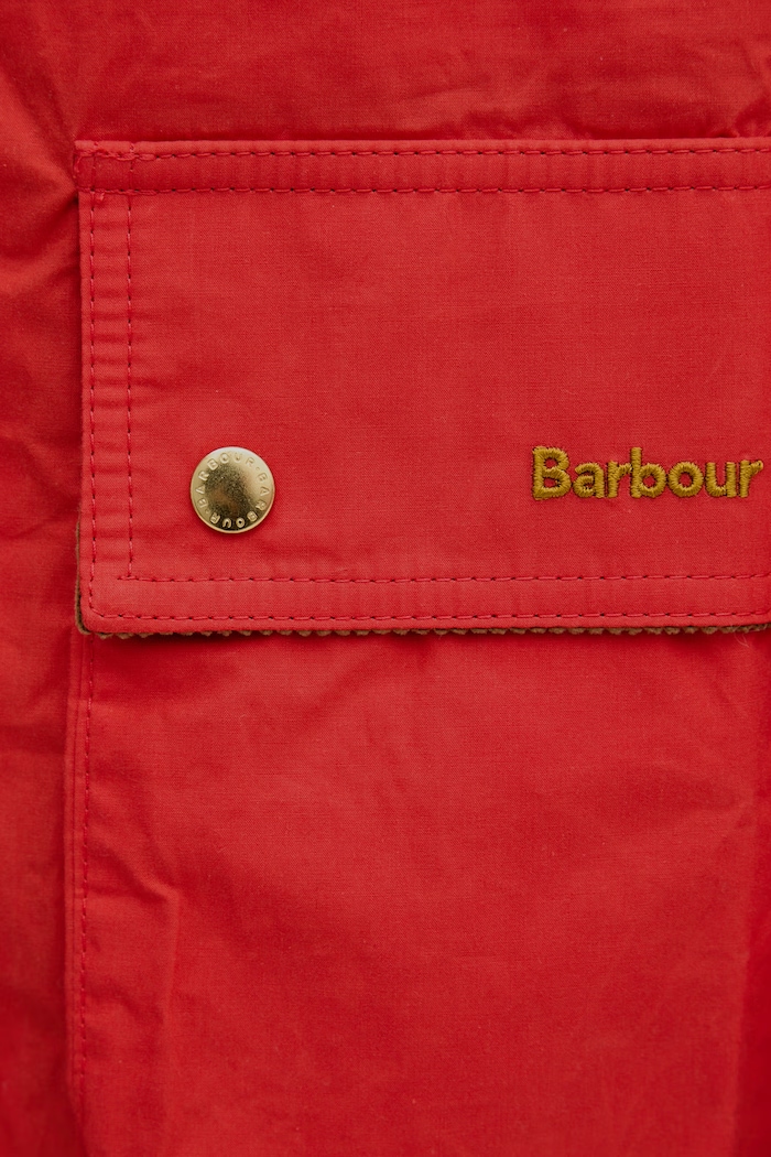 Barbour jachetă lungă pentru femei, din bumbac Hollington LCA0400 rosu