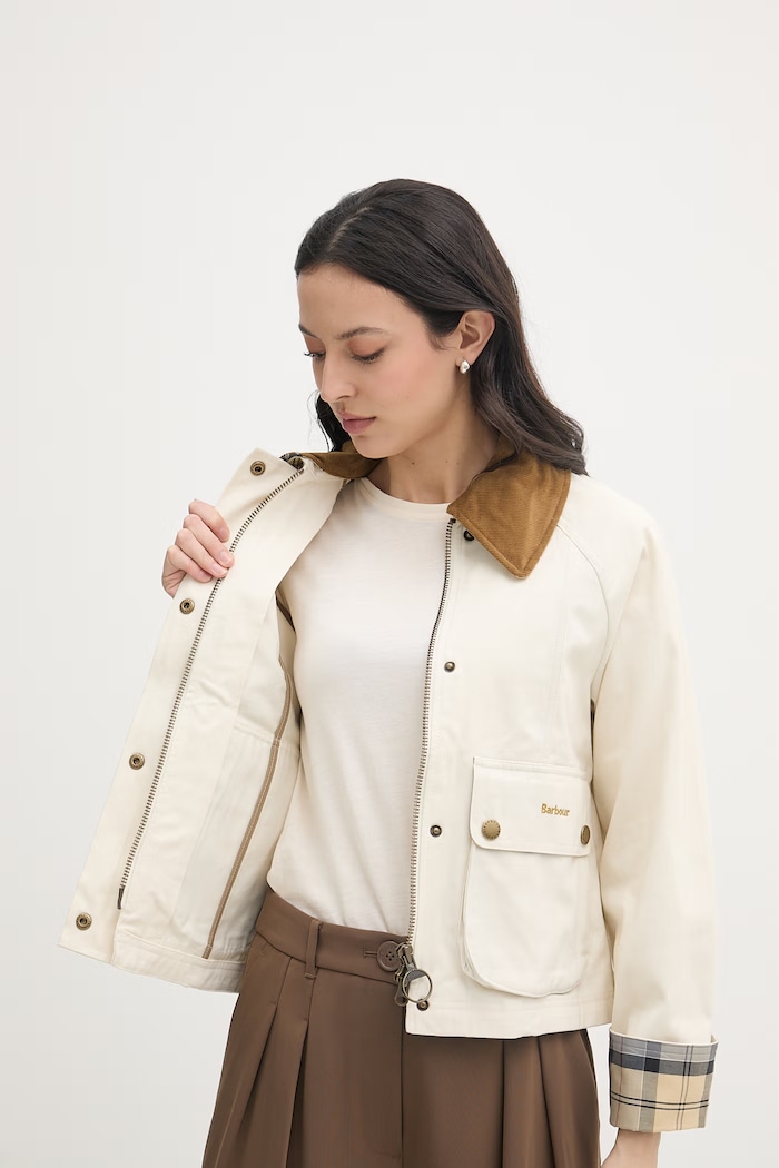 Barbour kratka jakna ženska bombažna LCA0377