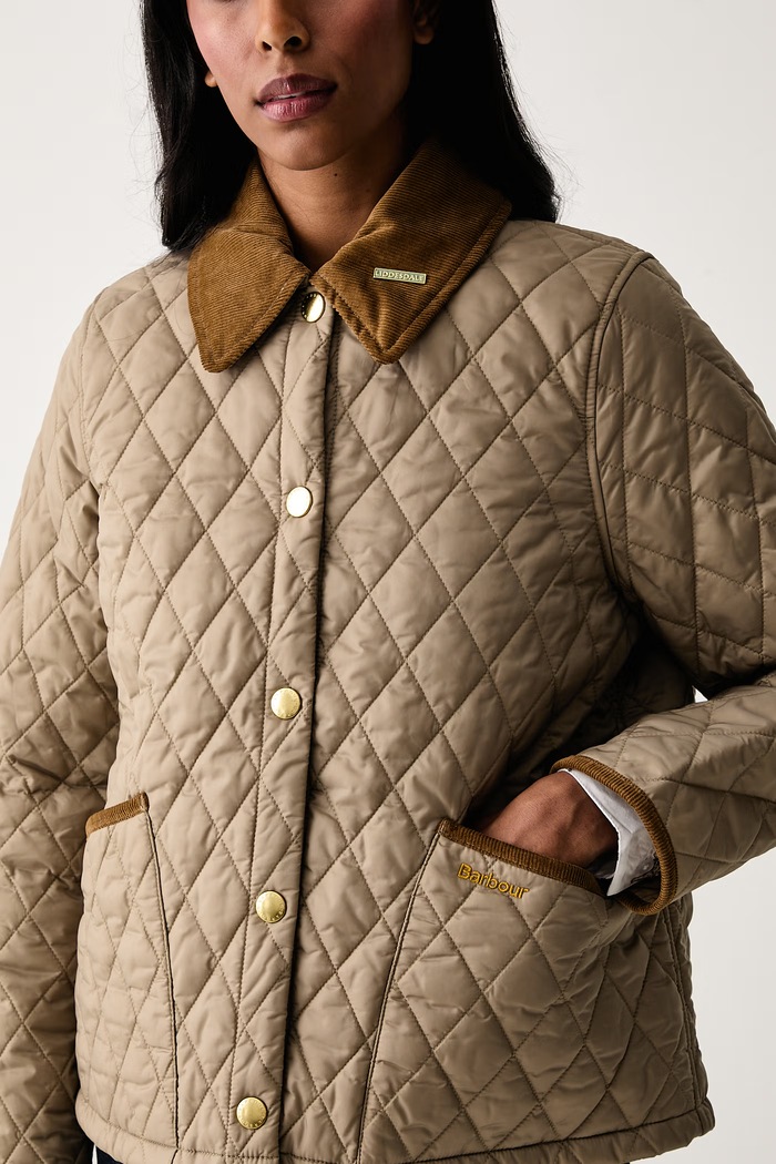 Geacă petrecută pentru femei Liddesdale Barbour LQU1851 bej