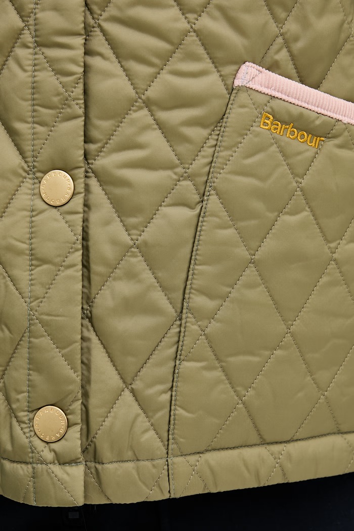 Barbour prošívaná dámská bunda Liddesdale LQU1851 zelená