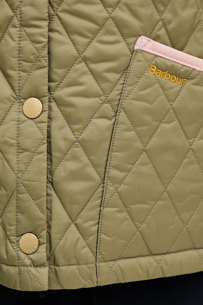 Barbour prošívaná dámská bunda Liddesdale LQU1851 zelená
