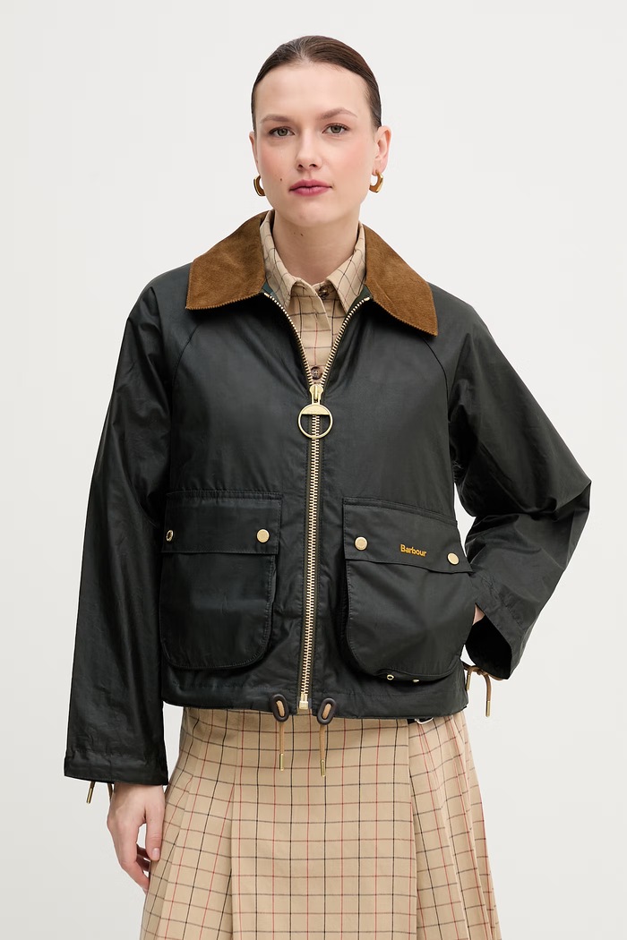 Памучно яке Barbour Marron без изолация зелен LWX1531