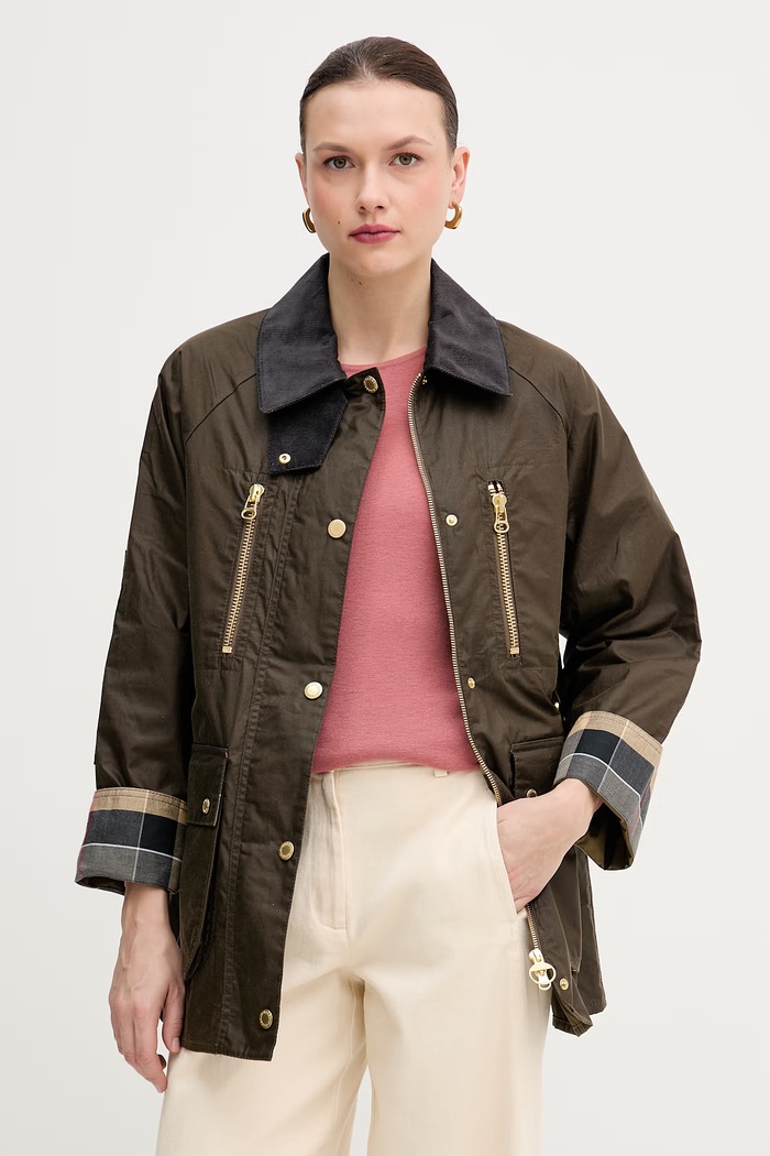 Barbour jachetă cerată Argill verde LWX1532