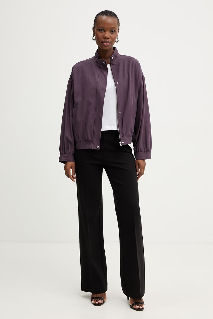 Twinset átmeneti kabát női 261TE2073 lila SS26