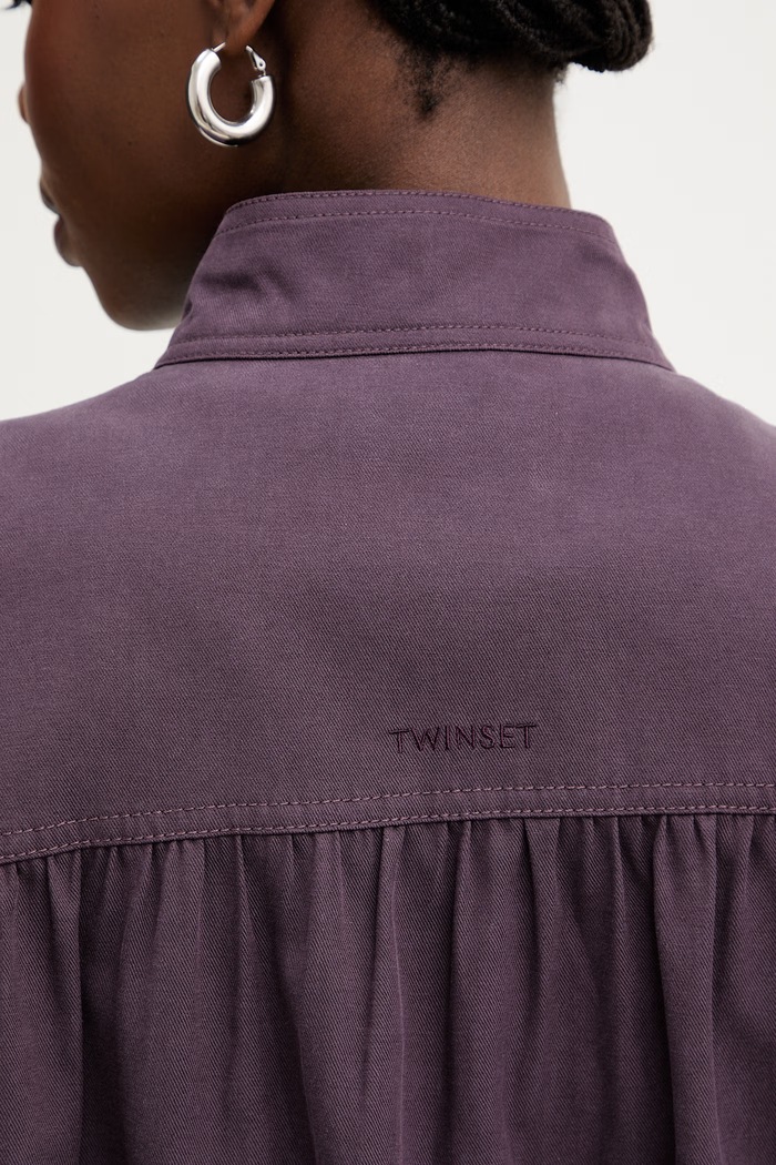 Twinset átmeneti kabát női 261TE2073 lila