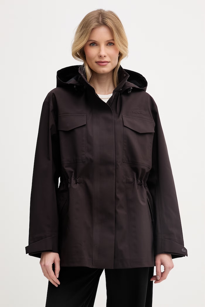 Lacoste bunda dámska hnedá BF0021