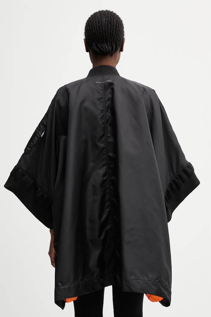 Abbigliamento MM6 Maison Margiela giacca oversize da donna S52AM0345.S53984.900 nero