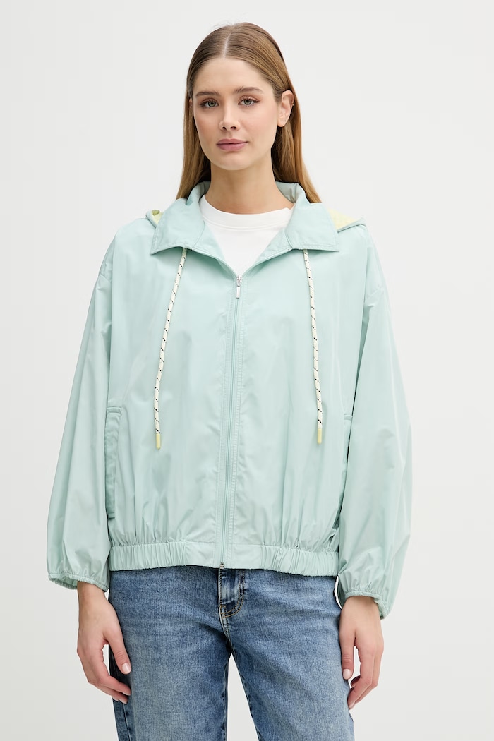 United Colors of Benetton kurtka damska turkusowy 22W9DN09N