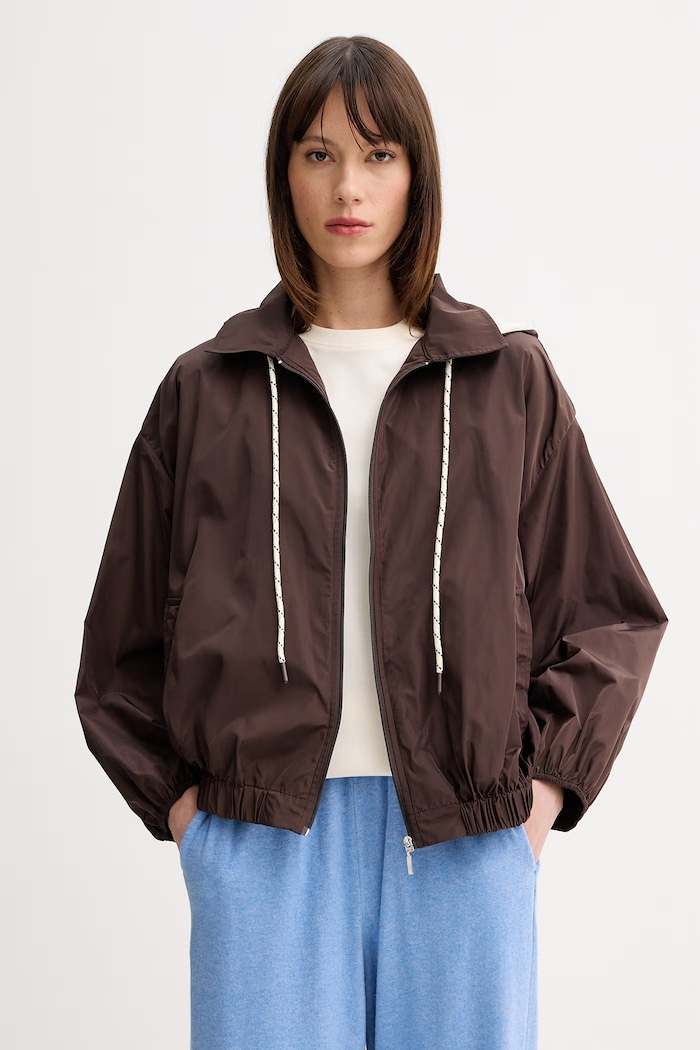 United Colors of Benetton μπουφάν γυναικείο καφέ 22W9DN09N