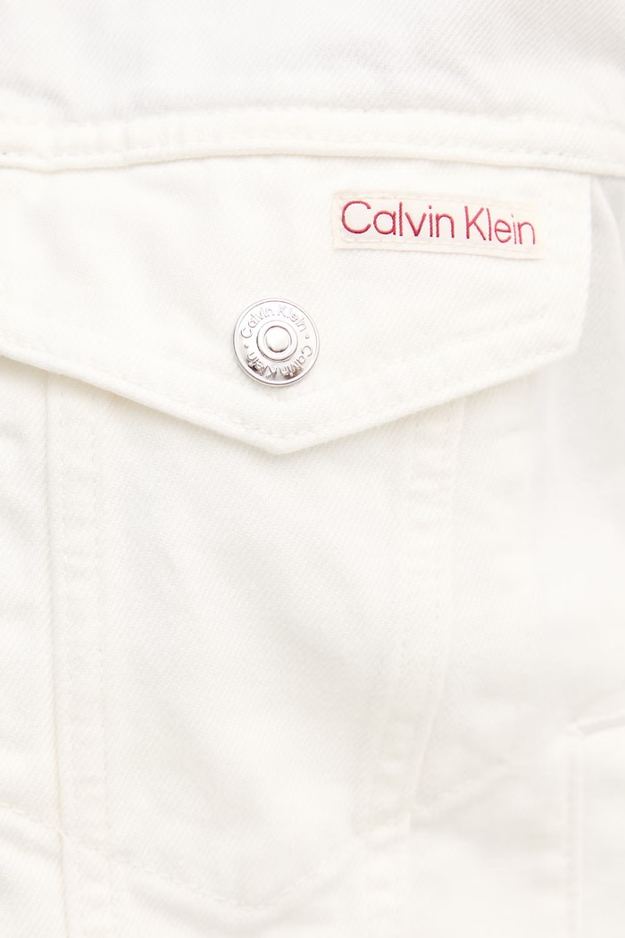 Calvin Klein Jeans jachetă pentru femei, din bumbac LV047F776G bej