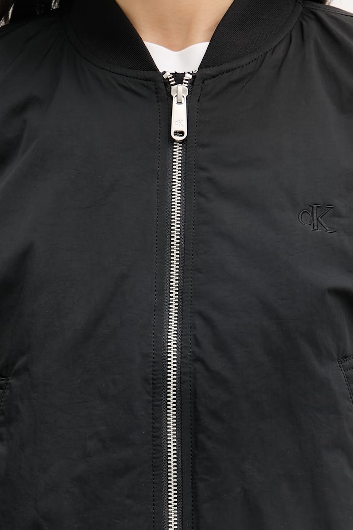 Calvin Klein Jeans bunda bomber dámska LV047F505G čierna