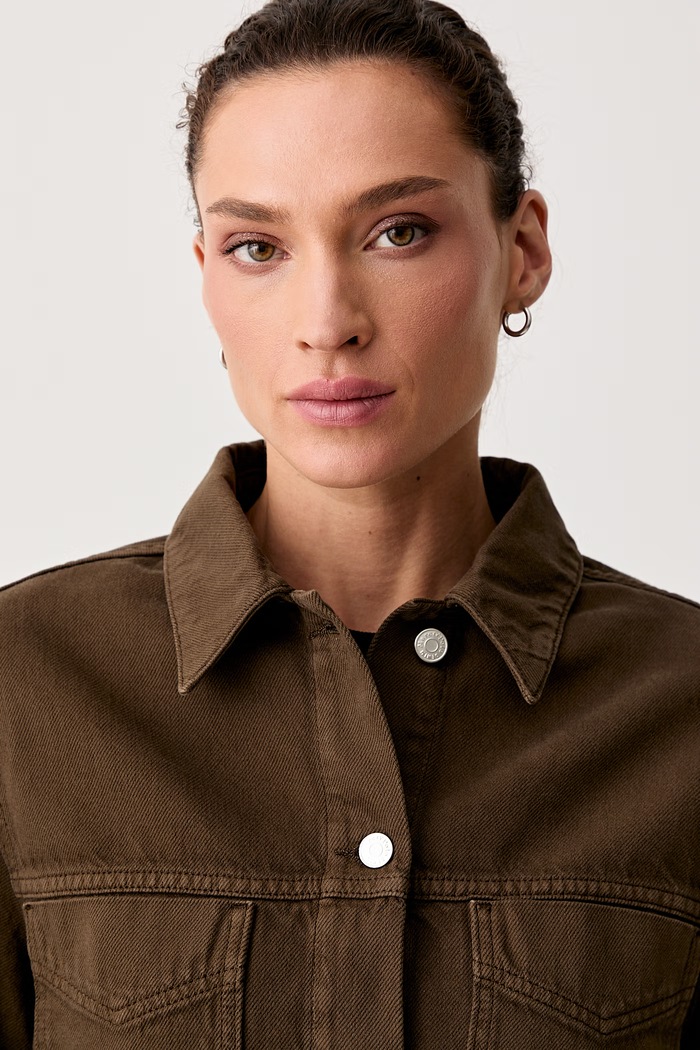 Marc O'Polo jakna ženska denim zelena 5000008030