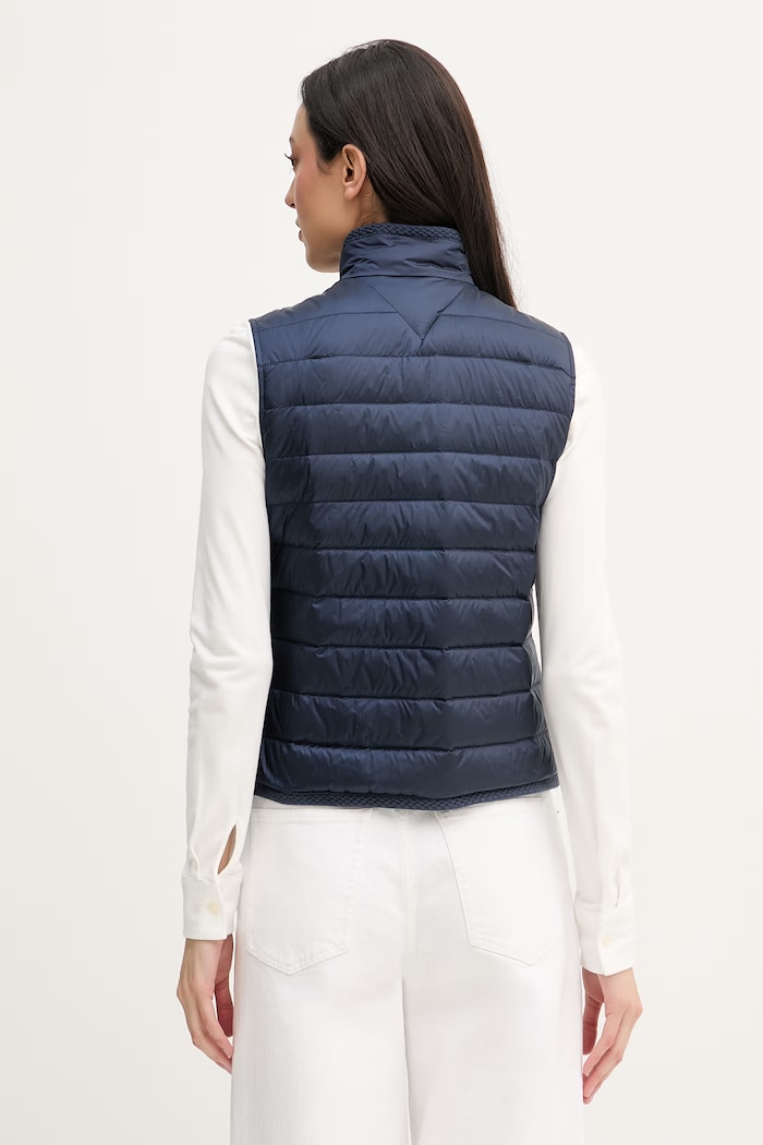 Îmbrăcăminte Tommy Hilfiger vestă pentru femei WW0WW49661 bleumarin