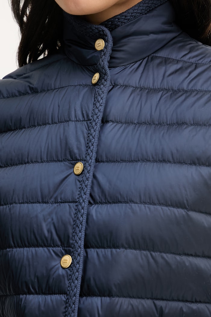 Tommy Hilfiger vestă pentru femei WW0WW49661 bleumarin