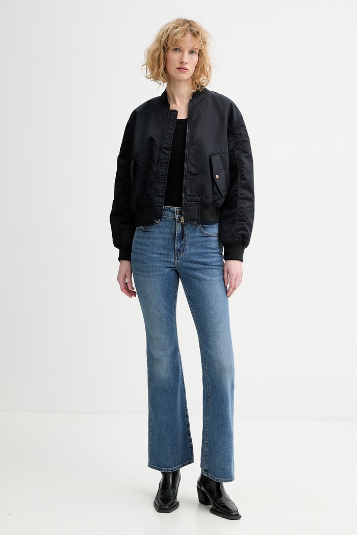 Levi's geacă bomber SCOUT WESTERN 005AZ.0002 bleumarin SS26