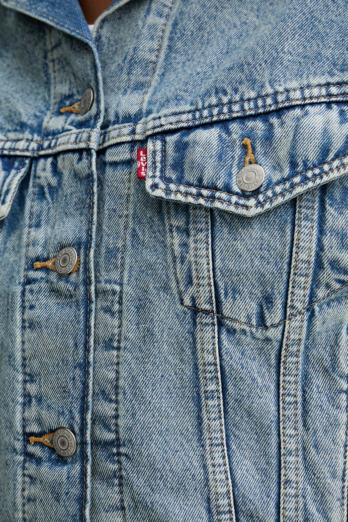 Rifľová bunda Levi's SHRUNKEN 90S TRUCKER A9155.0021 modrá