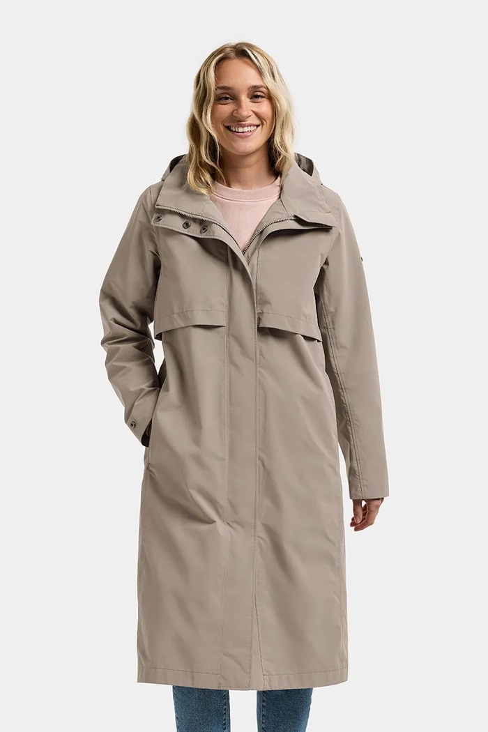Bunda parka Didriksons ISOLDE parka béžová 505677
