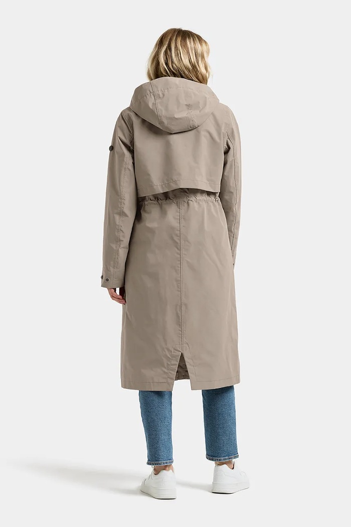 Oblečenie Bunda parka Didriksons ISOLDE 505677 béžová