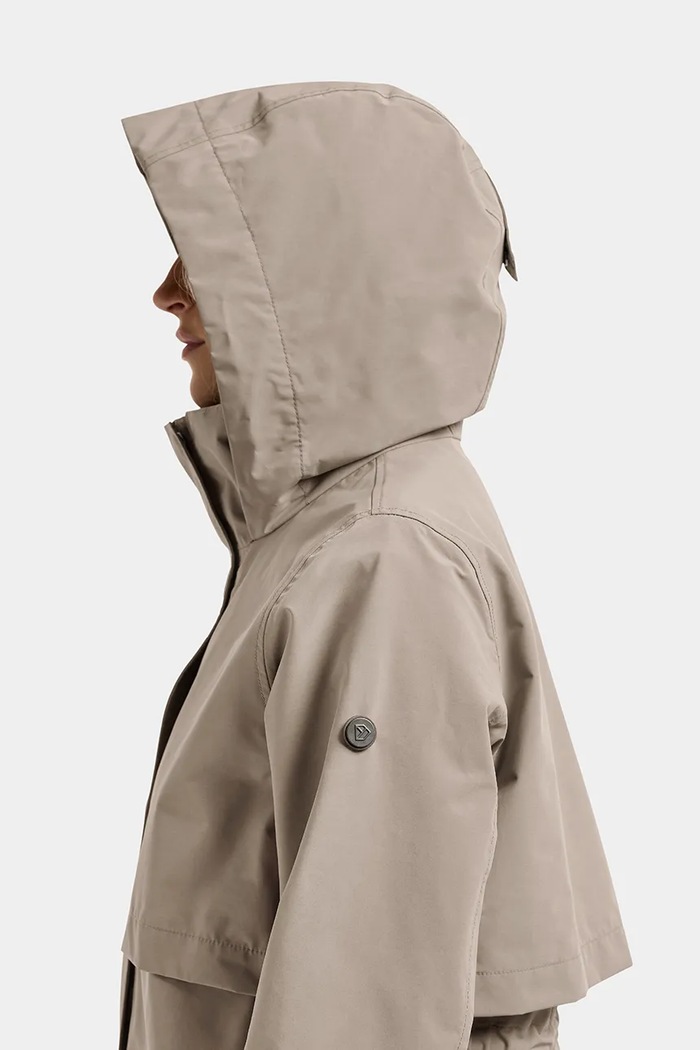 Bunda parka Didriksons ISOLDE béžová 505677