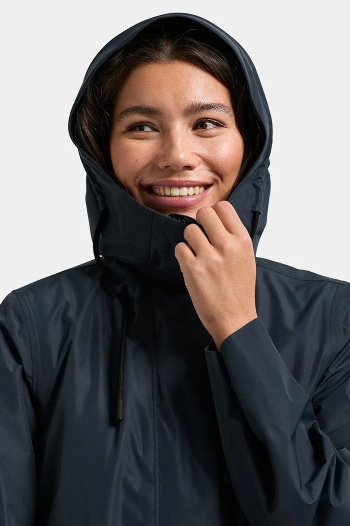 Bunda parka Didriksons ELINA tmavomodrá 506045