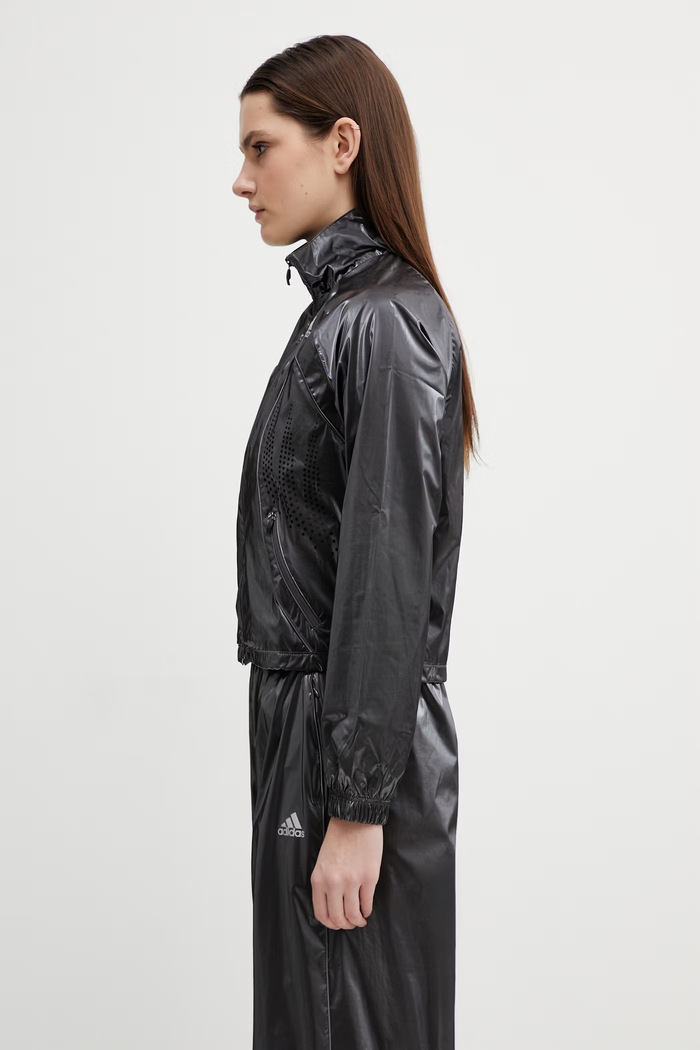 adidas Originals κοντό μπουφάν γυναικείο F50 TRACKTOP KE0249 ασημί SS26