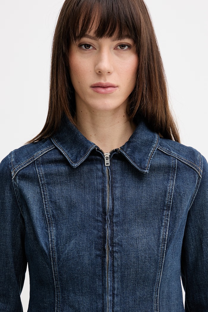 Rifľová bunda Levi's STRETCH FITTED modrá 005EA