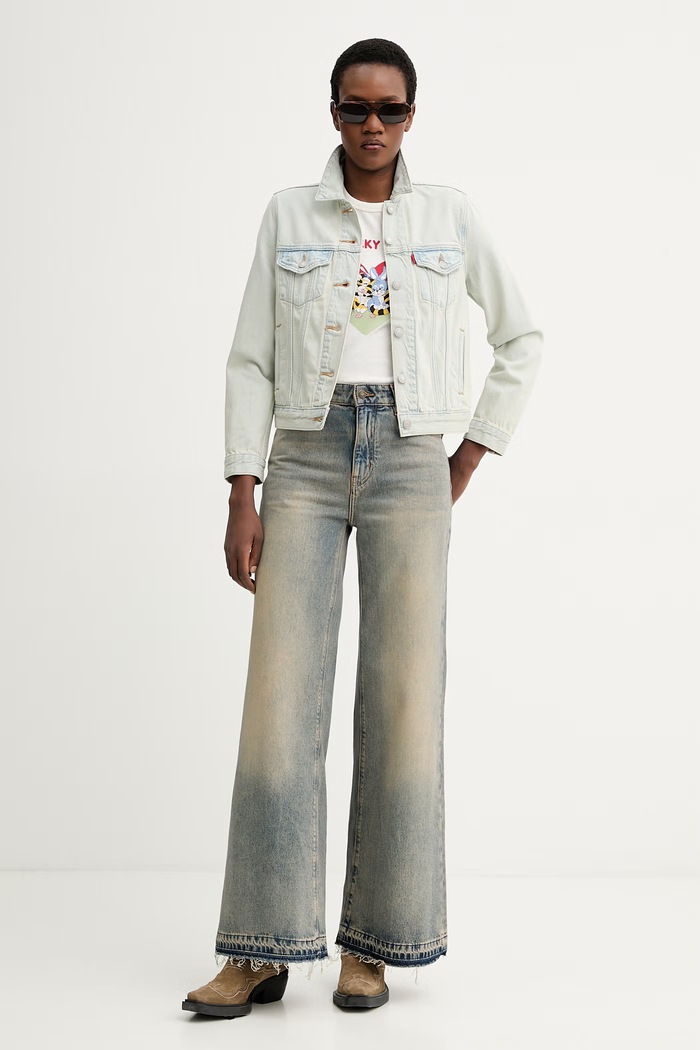 Rifľová bunda Levi's ORIGINAL 29945.0242 modrá SS26
