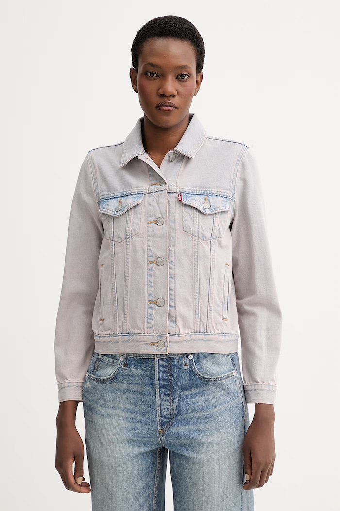 Rifľová bunda Levi's ORIGINAL bez kapucne ružová 29945.0244