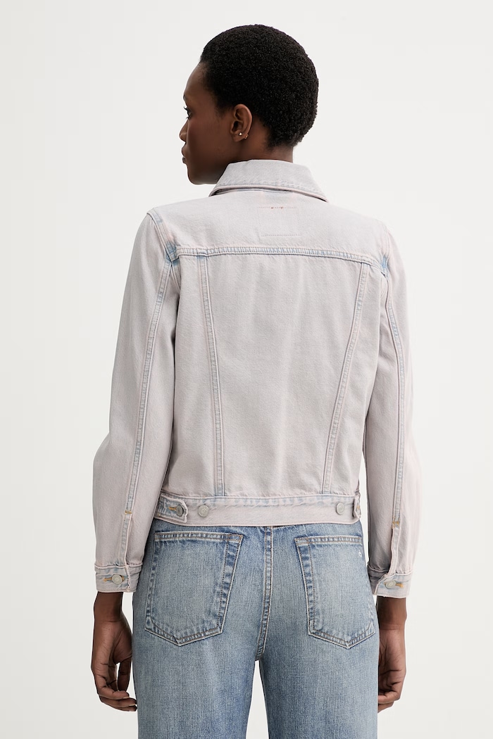Oblečenie Rifľová bunda Levi's ORIGINAL 29945.0244 ružová