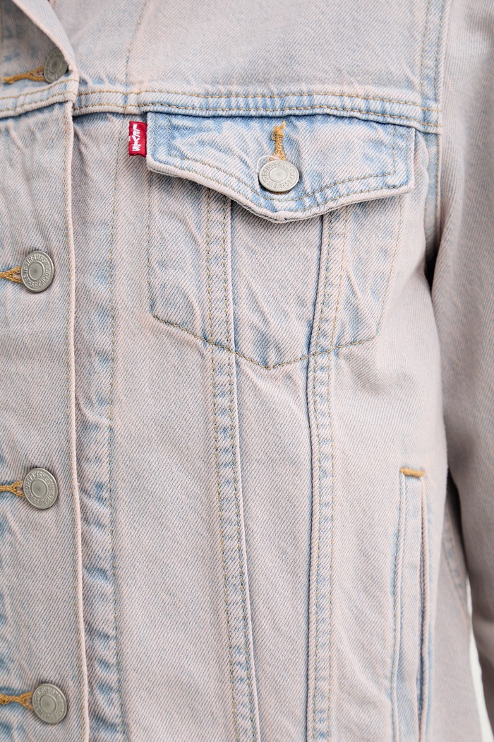 Rifľová bunda Levi's ORIGINAL 29945.0244 ružová