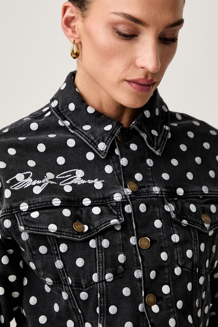 Guess kurtka jeansowa damska ROSALYN szary W6YNA3.D2300