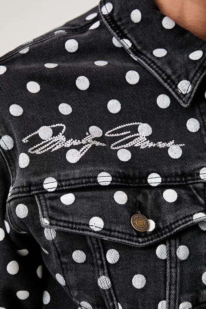 Guess kurtka jeansowa damska ROSALYN W6YNA3.D2300 szary