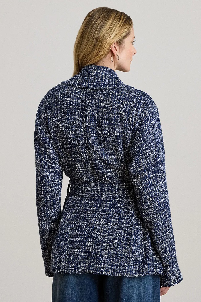 Lauren Ralph Lauren krátka dámska bunda 200P10127 modrá SS26