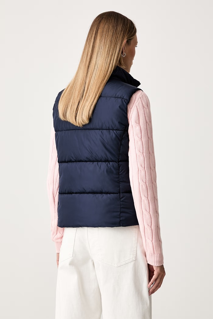 Odzież U.S. Polo Assn. bezrękawnik damski LIGHTWEIGHT PUFFER GILET WUP2095 granatowy
