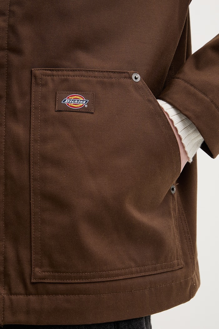 Dickies μεταβατικό μπουφάν γυναικείο DK0A88K20TB1 καφέ