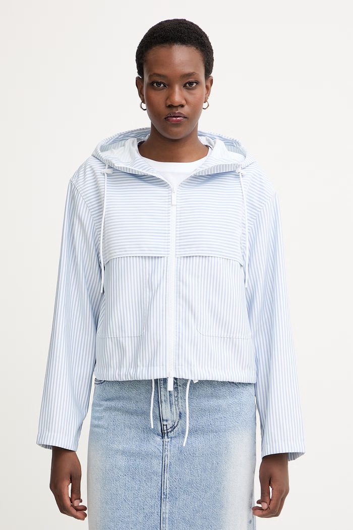 Armani Exchange geacă de tranziție pentru femei albastru XW002028.AF21534