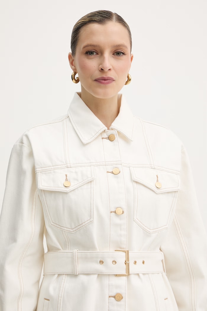 Armani Exchange jakna ženska denim bež XW002254.AF21335