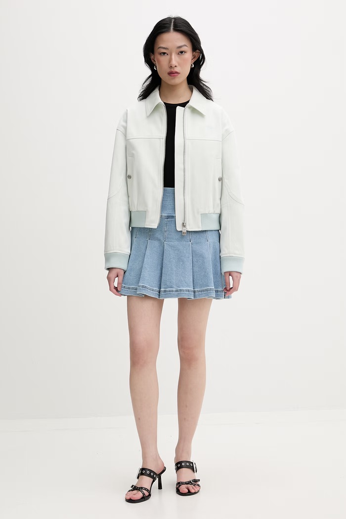 Miss Sixty jakna ženska denim 6M1WJ08200 turkizna SS26
