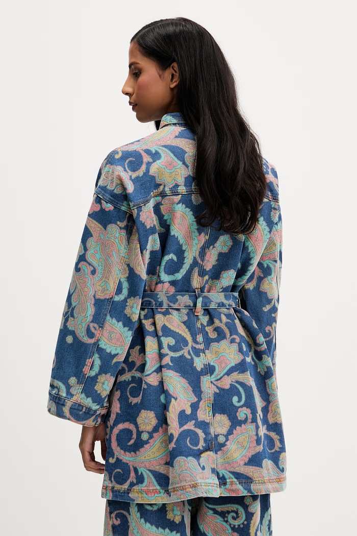 Jakna Never Fully Dressed NFDOU451 modra SS26
