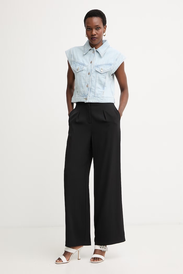 BOSS Orange dámska rifľová C VEST 1.0 50561036 modrá SS26