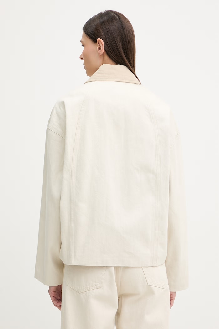 Îmbrăcăminte rag & bone jachetă scurtă pentru femei, din bumbac Natalia RJ7525HORST bej