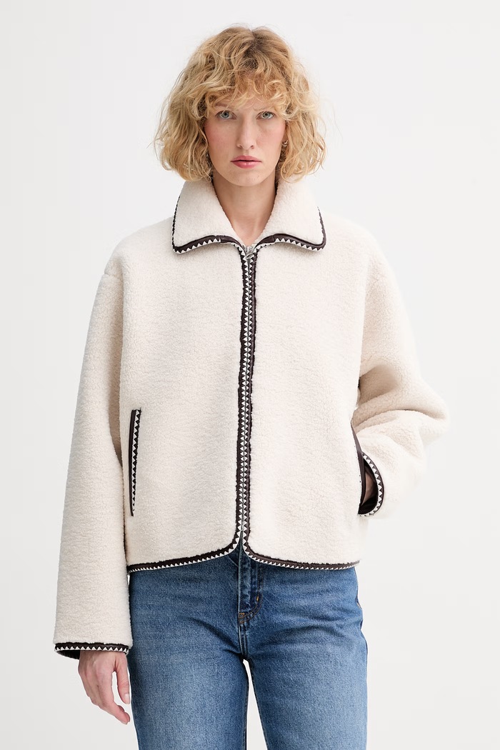 rag & bone kurtka damska Mai beżowy RA4S25H0MOW