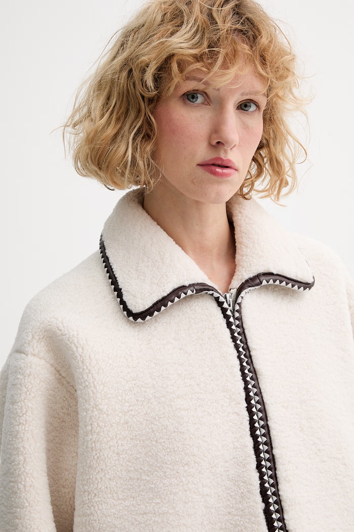 rag & bone kurtka damska Mai beżowy RA4S25H0MOW